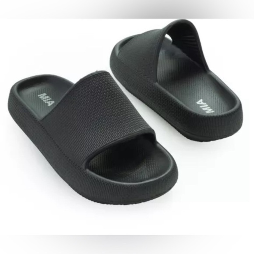 MIA "Lexa" Cushioned Slip-on Slides Size 36